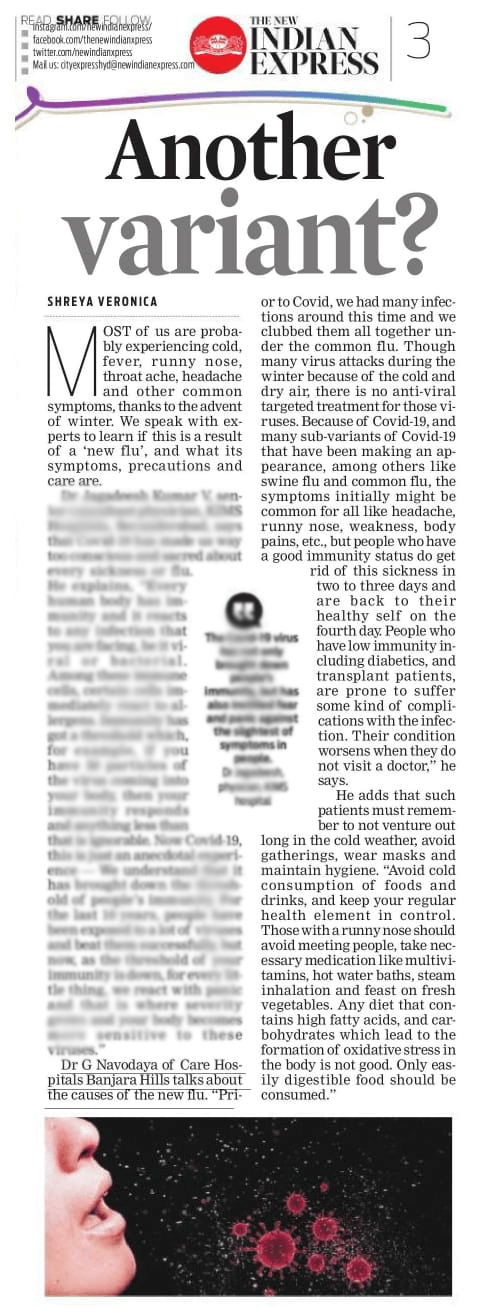 Eine weitere COVID-Variante? Verwechseln Sie Ihre Symptome nicht mit einer Grippe.