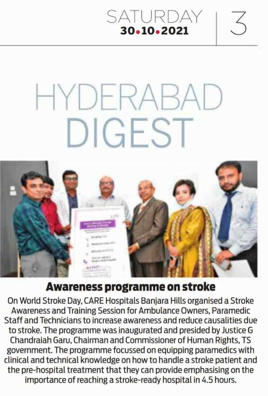 Awareness Program on Brain Stroke by Indian Express