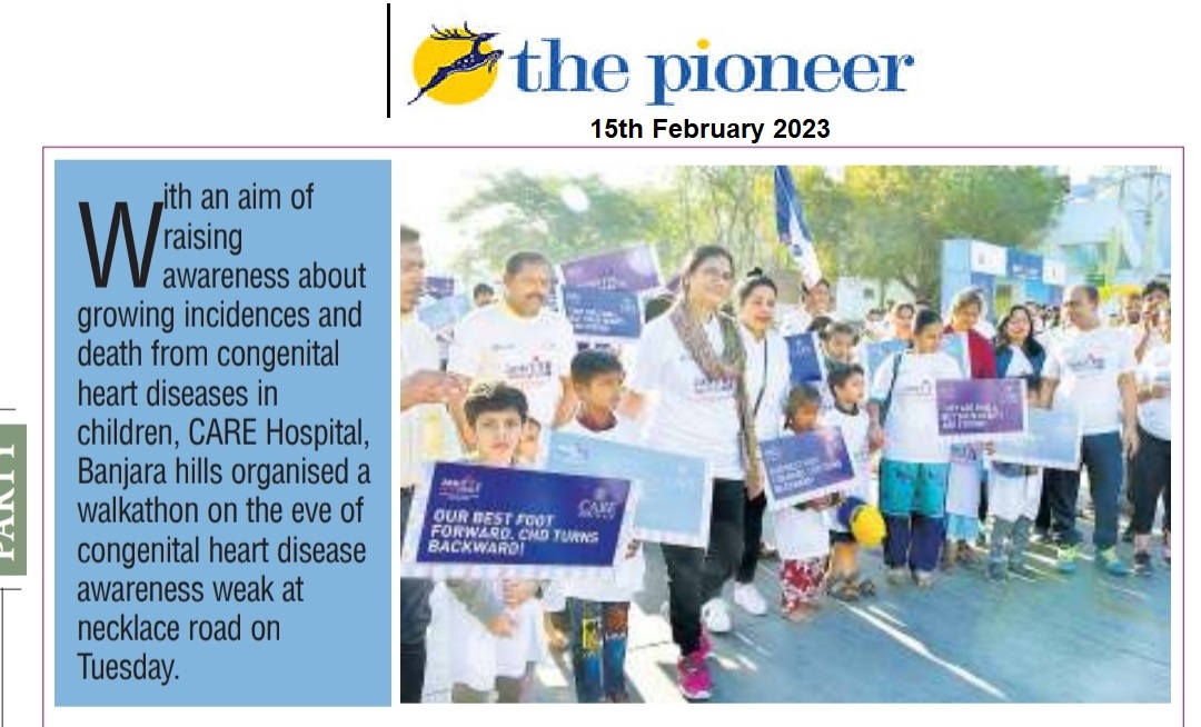 Congenential Heart Defect Walkhaton News in The Pioneer