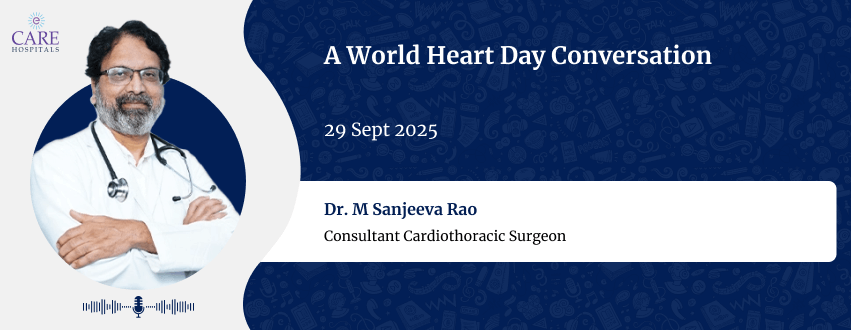 A World Heart Day Conversation with Dr. M Sanjeeva Rao | CARE Hospitals