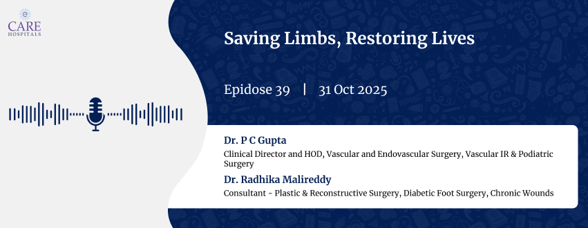 Saving Limbs, Restoring Lives With Dr. P. C. Gupta & Dr. Radhika Malireddy | CARE Hospitals